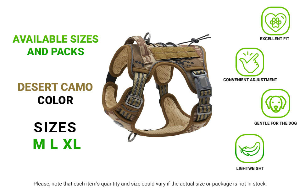 PUREVACY Tactical Dog Harness with Handle Dog Sport Harness Tactical Dog Vest Small Breed Tightening