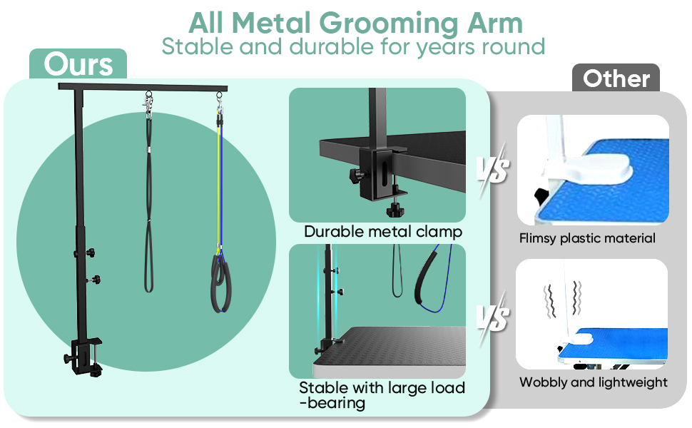 grooming arm